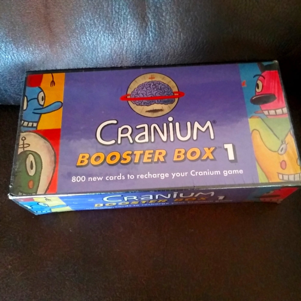 SEALED 1999 Cranium Booster Box 1800 Booster Cards New in box. Unopened sealed